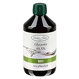500ml BIO-Glycerin/Glycerol 99.7% - rein pflanzlich - in brauner PET-Flasche mit Originalitätsverschluss (OV) von Doktor Klaus