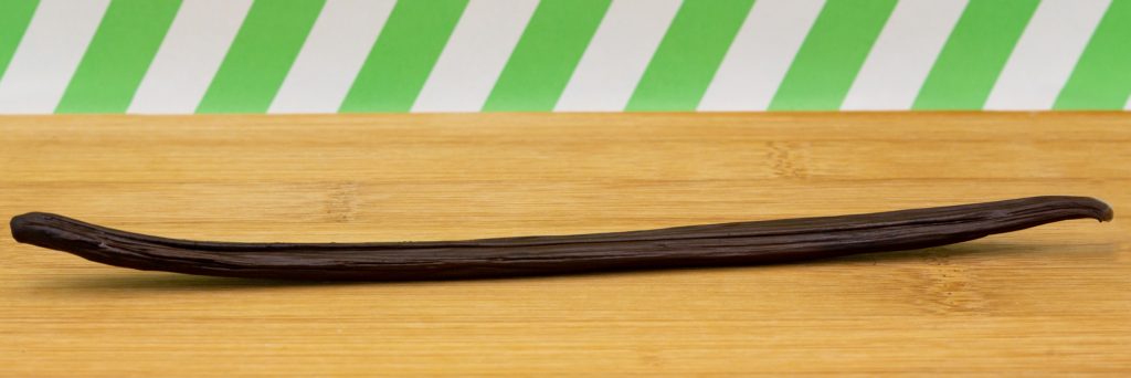 Vanille und Vanillin Eine prall gefüllte Schote hoher Qualität.