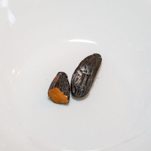 Tonka beans can be easily grated with a nutmeg grater or other fine grater.