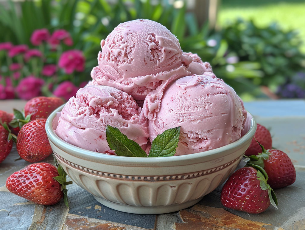 Erdbeer Rosen Eis Mit Selbstgemachtem Rosensirup Sfostsee Erdbeer Rosen Eis Mit Selbstgemachtem Rosensirup Sfostsee
