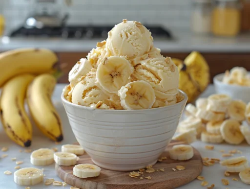 Cremiges Bananen-Eis aus nur wenigen Zutaten.